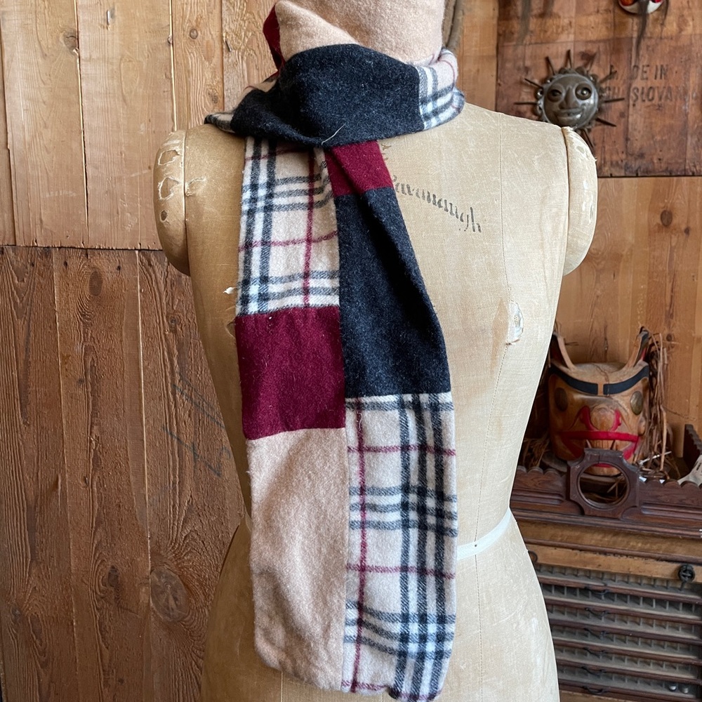 Burberry Patch Vintage Scarf Wrap, Classic